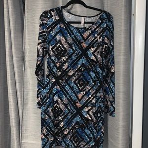 Pattern bodycon dress